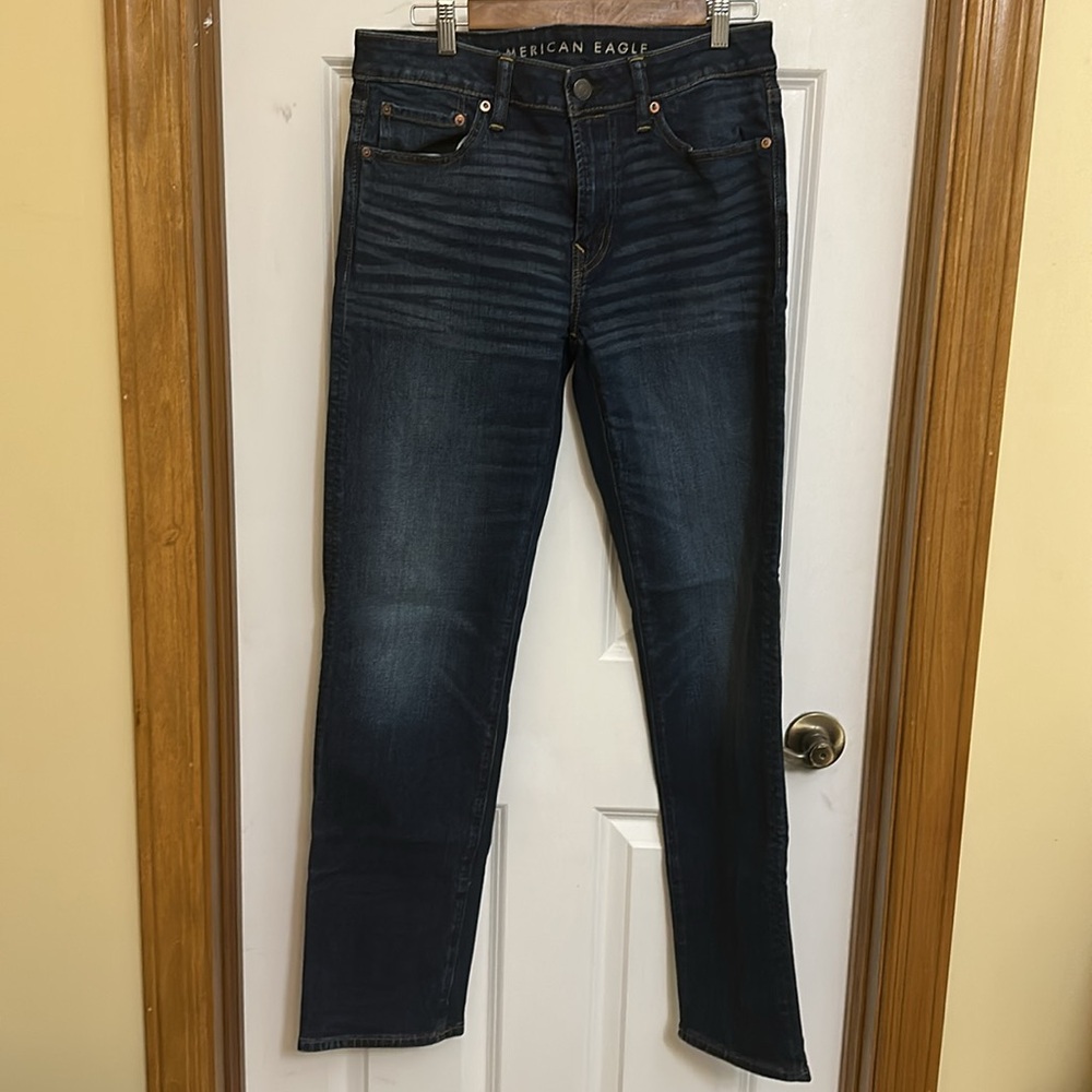 American Eagle airflex + original straight leg jeans size 32/34